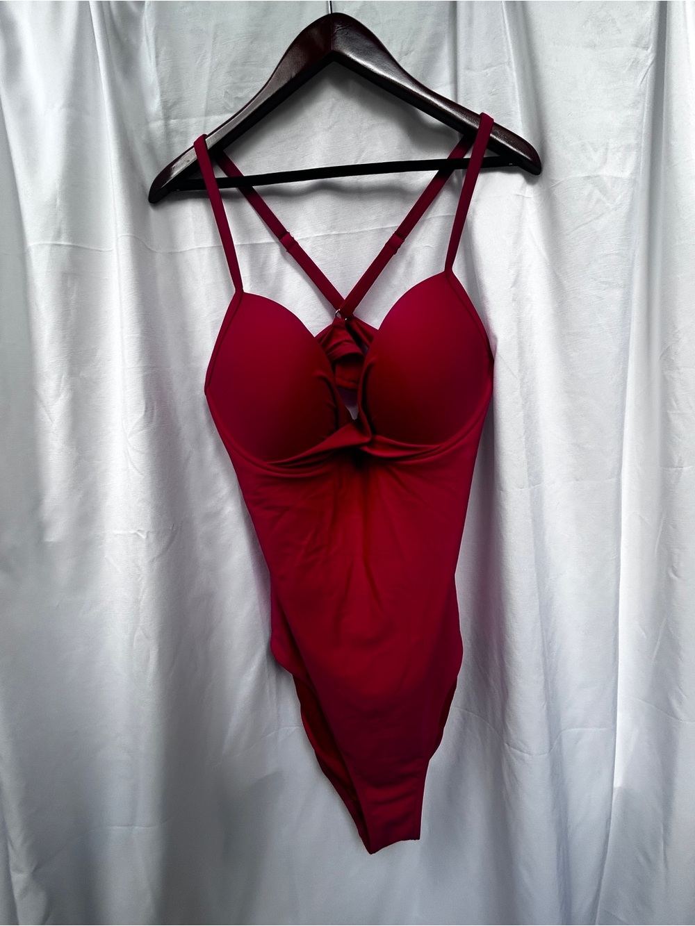 NWT Cupshe Crimson Strappy One-Piece Swimsuit Size 3x